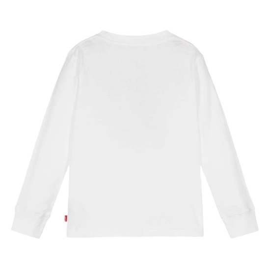 LEVI'S WHITE BLOUSE WITH RED LOGO