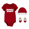 LEVI'S 4 PACK RED BABY SET