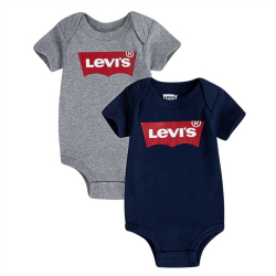 LEVI'S 2 PACK BABY SET GREY - BLUE 