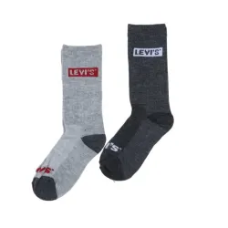 LEVI'S DARK GREY BOY SOCKS 6 PACK