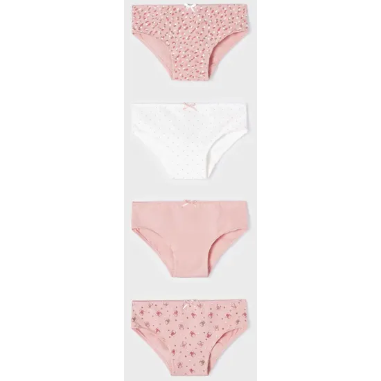 MAYORAL GIRL PINK 4 PACK UNDERWEAR