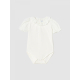 MAYORAL WHITE BABY GIRL COVERALL 