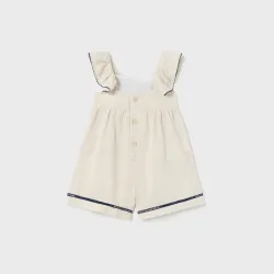 MAYORAL BABY GIRL BEIGE COVERALL 