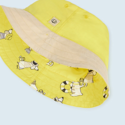 MAYORAL YELLOW BOY HAT WITH PRINT