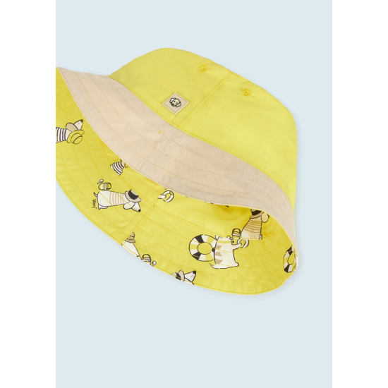 MAYORAL YELLOW BOY HAT WITH PRINT