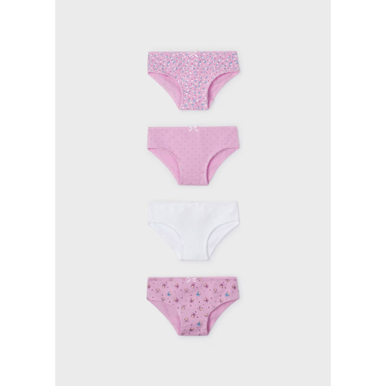 MAYORAL GIRL FUCHSIA 4 PACK UNDERWEAR