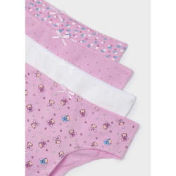 MAYORAL GIRL FUCHSIA 4 PACK UNDERWEAR