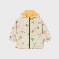 MAYORAL BEIGE JACKET WITH DINOSAURS