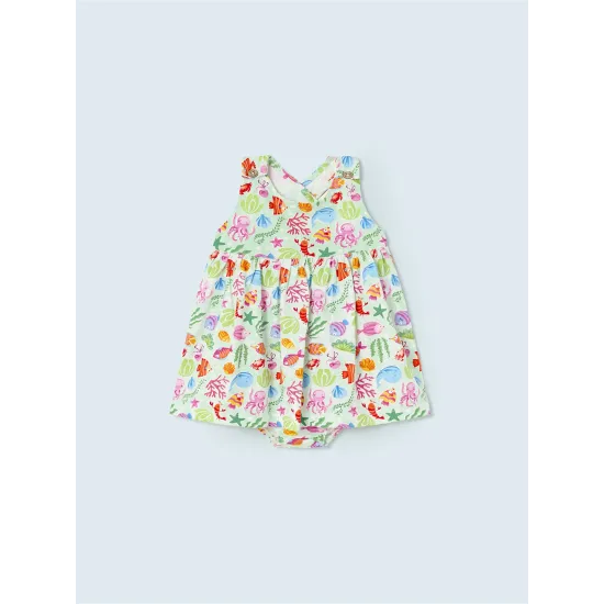 MAYORAL COLOURFULL BABY GIRL DRESS 