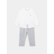 MAYORAL BABY BOY WHITE SHIRT & GREY PANTS