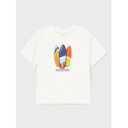 MAYORAL WHITE T-SHIRT WITH PRINT