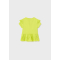 MAYORAL LIME T-SHIRT WITH RUFFLES