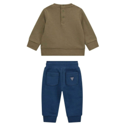 GUESS BOY 2 PACK OLIVE GREEN & BLUE SET