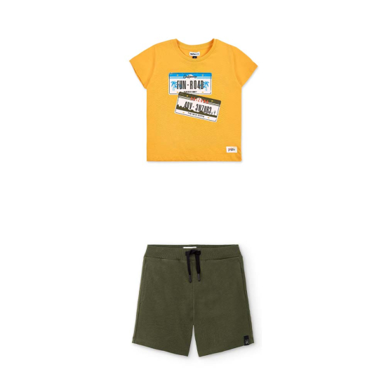 YELLOW & OLIVE GREEN BOY SET