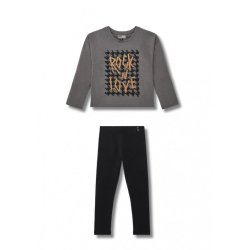 NATHKIDS GREY & BLACK SET