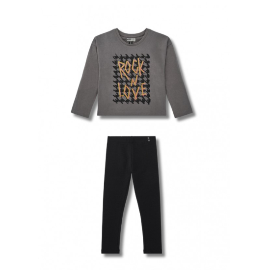 NATHKIDS GREY & BLACK SET