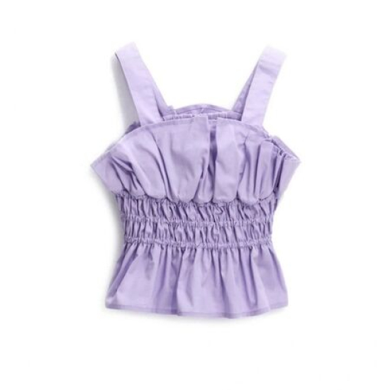 GIRL PURPLE CROP TOP