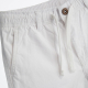 BOY GABARDINE TROUSERES WHITE