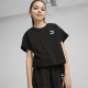 BLACK CROPPED PUMA T-SHIRT