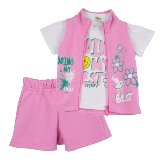 BABY GIRL PINK 3 PACK SET 