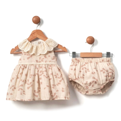 BABY GIRL DRESS WITH PANTS