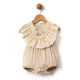 BABY GIRL BODYSUIT  BRIGHT BEIGE