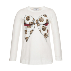 MONNALISA WHITE PRINT BLOUSE